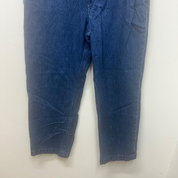 Abercrombie & Fitch Curve Love The Loose High Rise dark wash jeans 29 or 8 short - Picture 4 of 11